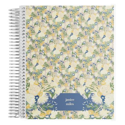 Floral Lattice Meeting Notebook