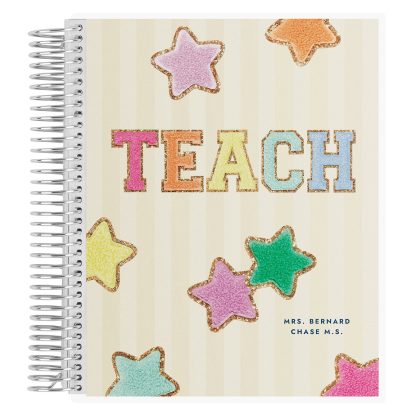 Stoney Clover Lane Striped Teach Notebook