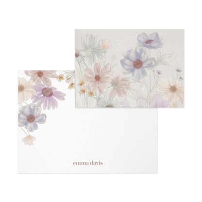 Wildflowers Personalized Stationery