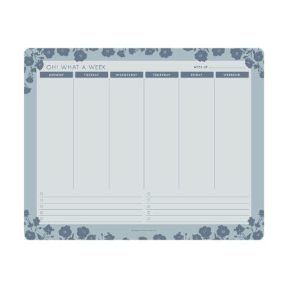 Bouquet Wallpaper Weekly Planning Compact Deskpad