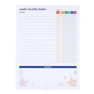 Kids Healthy Habits Notepad