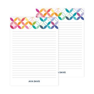 Mid Century Circles Notepad 2pk
