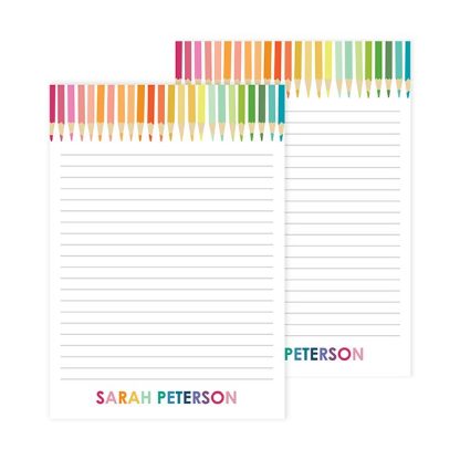 Rainbow Heart Notepad 2pk