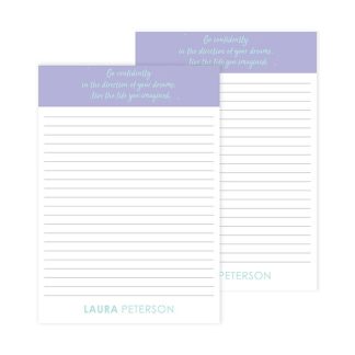 Custom Quote Notepad 2pk
