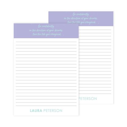 Custom Quote Notepad 2pk