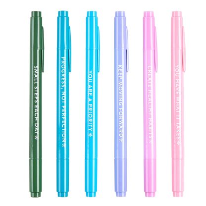 Wellness Dual-Tip Markers 6-Pack