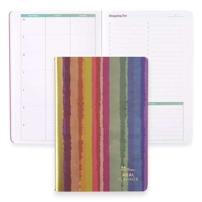 Tie Dye Stripes PetitePlanner Meal Planner