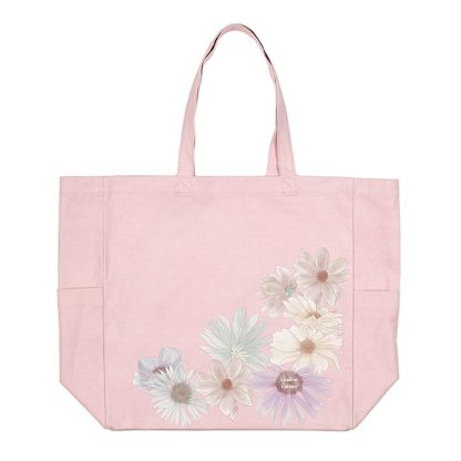 Wildflowers Canvas Pocket Tote Bag