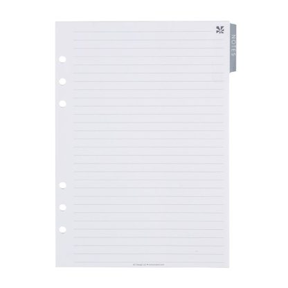 Lined Pages A5 Ring Agenda Inserts