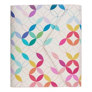 Mid Century Circles A5 Ring Agenda Cover