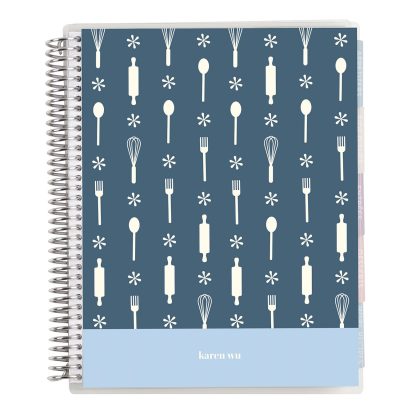Colorblock Recipe Notebook