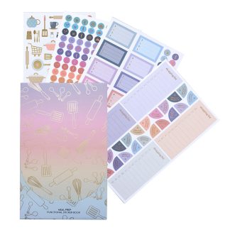Meal Prep Functional Sticker Book