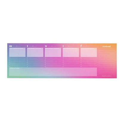 Student Weekly Schedule Deskpad