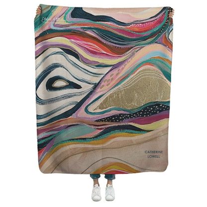 EttaVee In The Flow Sherpa Throw