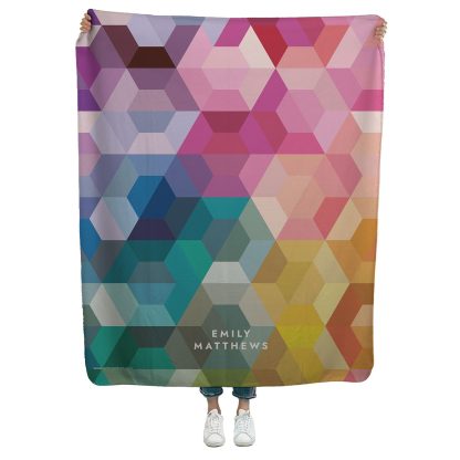 Hexagon Sherpa Throw