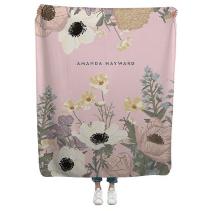 Bouquet Sherpa Throw