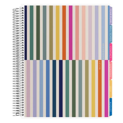 Vertical Stripe Teacher Lesson Planner