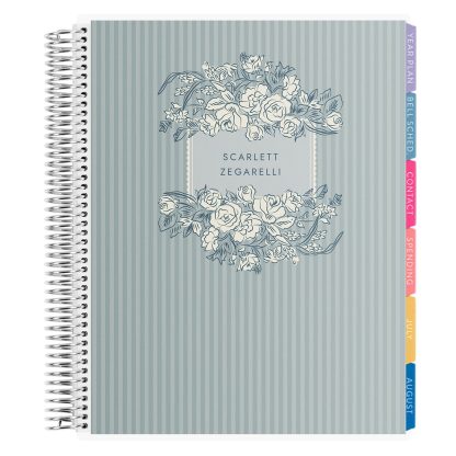 Toile Stripe Teacher Lesson Planner
