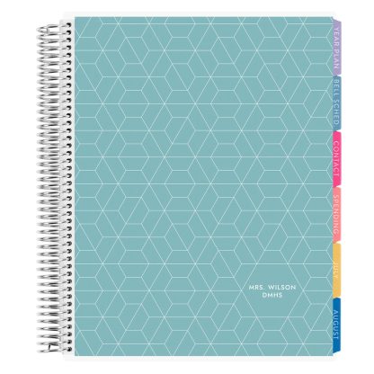 Minimal Hexagon Teacher Lesson Planner