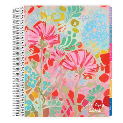 Bold Florals Teacher Lesson Planner