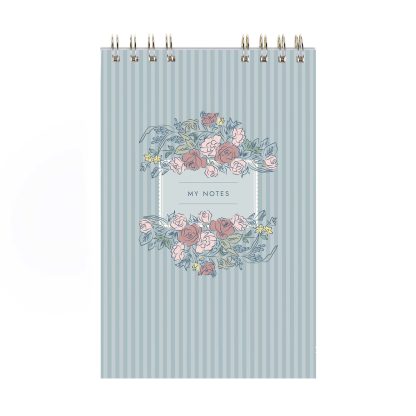 Toile Notes Lined Top Spiral Notepad