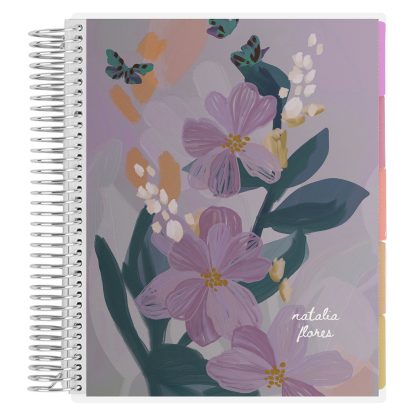 Bold Blooms Butterflies Undated Vertical LifePlanner™