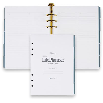 A5 Undated Weekly Planning Ring Agenda Inserts