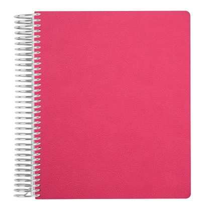 Fuchsia Snap-In Vegan Leather Academic Planner