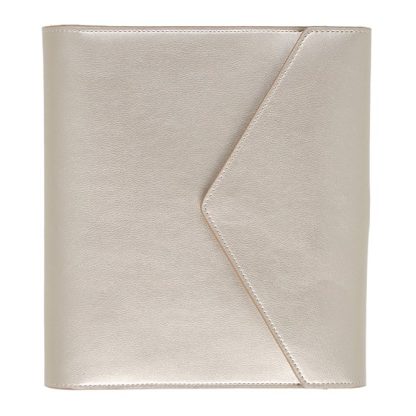 Champagne Vegan Leather Folio