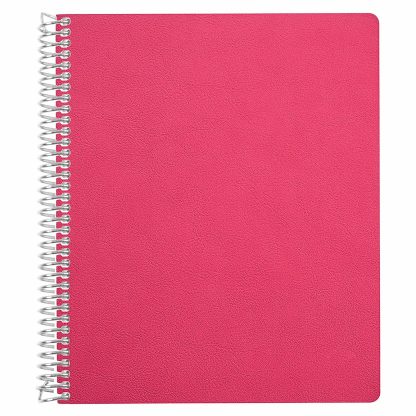 Fuchsia Snap-In Vegan Leather Teacher Lesson Planner