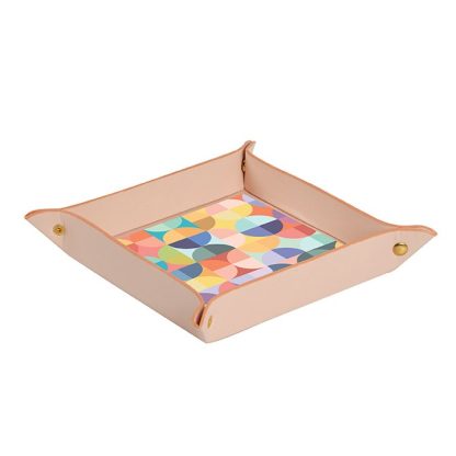 Abstract Circles Large Valet Tray