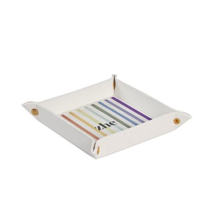 Watercolor Stripes Small Valet Tray