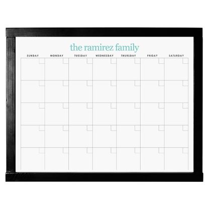 Custom Color Monthly Schedule Wall Organization Center