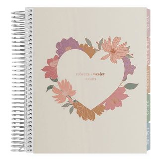 Metallic Love In Bloom Wedding Planner