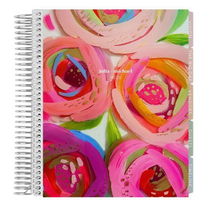 EttaVee Painted Peonies Wedding Planner