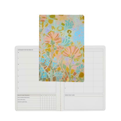 Bold Florals PetitePlanner Wellness Log