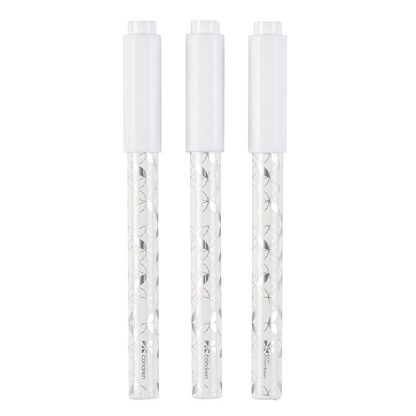 White Fine Tip Wet Erase Markers 3-Pack